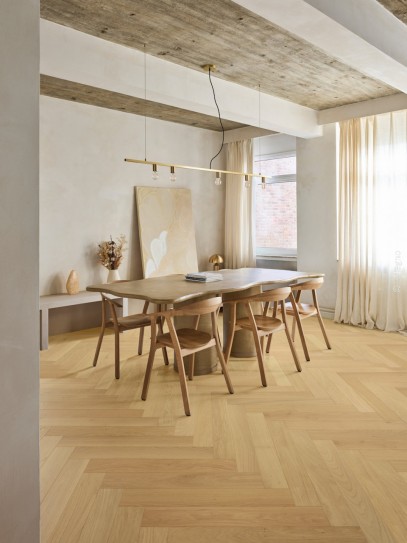 Hrastova nevidno lakirana ribja kost FLORIDA