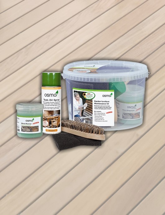 Osmo set za vzdrževanje terase in lesenega vrtnega pohištva