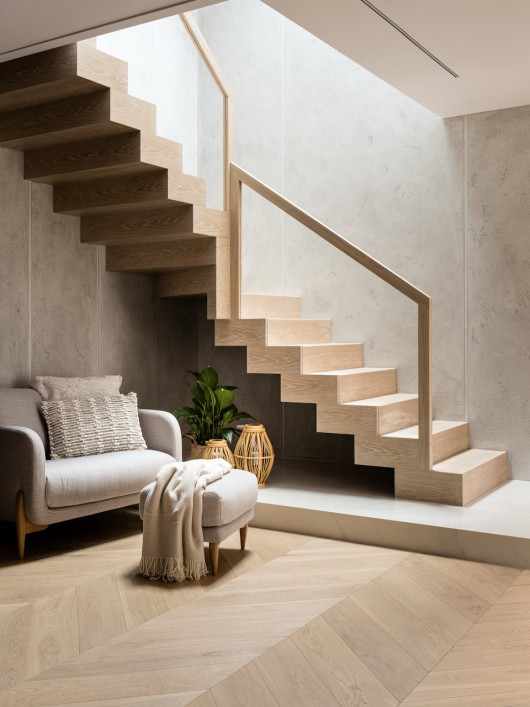 Nevidno oljen hrastov chevron parket PURE FOREST