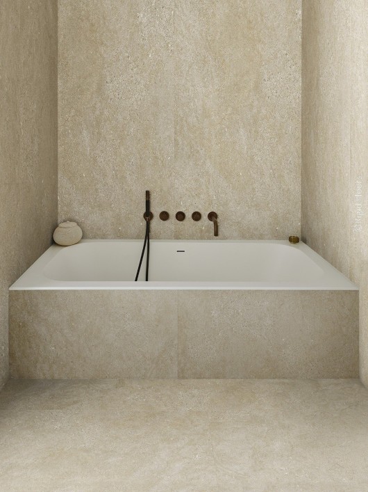 Vinil SPC klik dekor keramike RENO v kopalnici