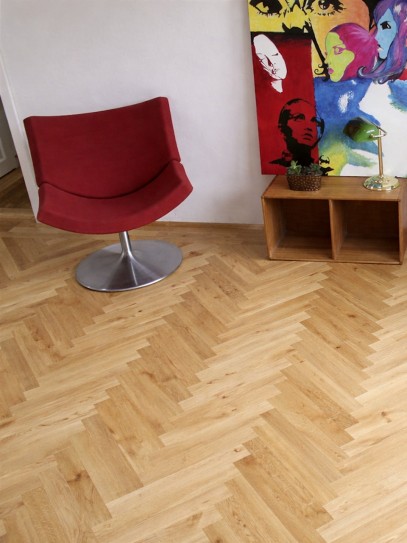 Hrastov parket klasična ribja kost JERSY Rustik