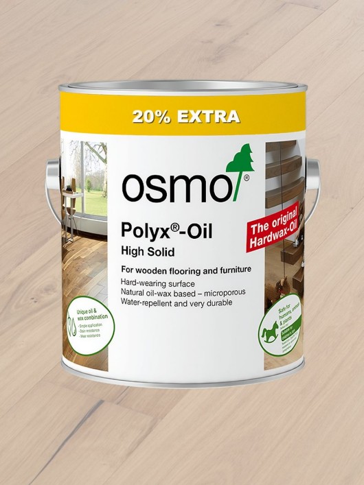 Osmo POLYX HARTWACHS ORIGINAL, olje za parket s trdimi voski 3L extra akcija