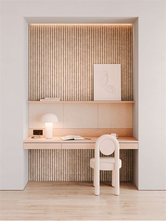 Tocca Legno PET stenski paneli LINE BEIGE 21